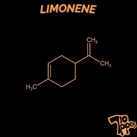 Limonene molecule symbol