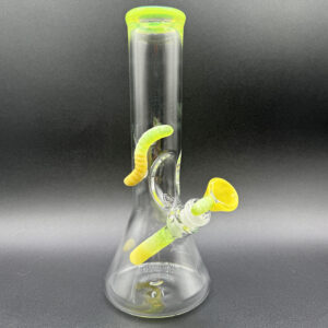 Emperial Glass Beaker- Green/Yellow