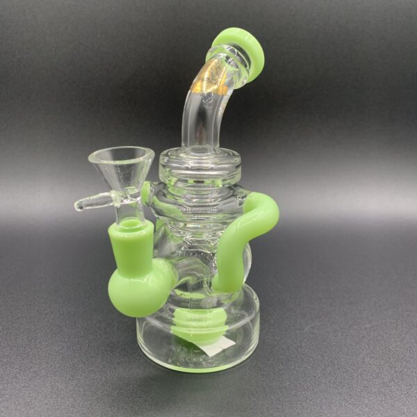 Illuminati Glass 7" Recycler Green