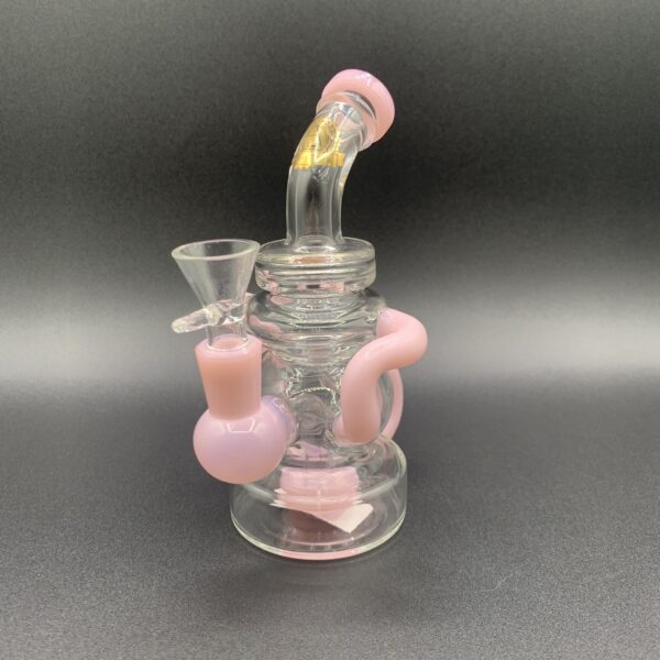 Illuminati Glass 7" Recycler Pink