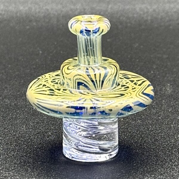 El3ctro B Gold Swirl/Blue Spinner Cap