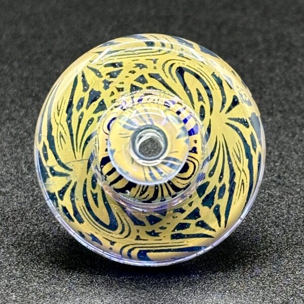 El3ctro B Gold Swirl/Blue Spinner Cap - Image 2