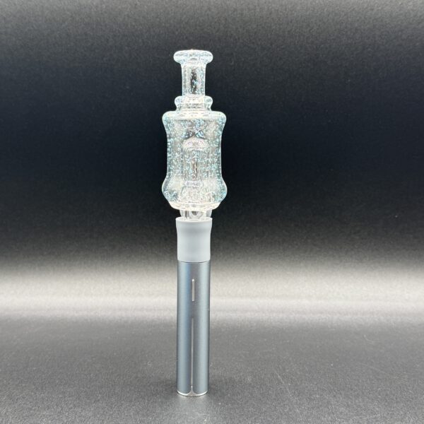 Kadabra Clear/Crushed Opal Pivot Bubbler - Image 2