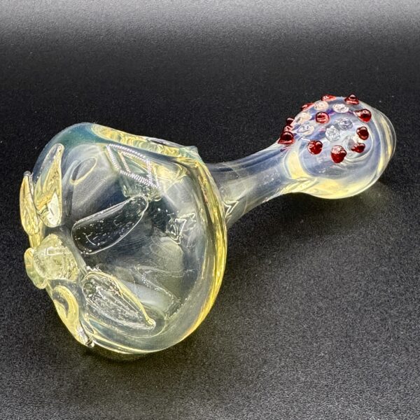 4" Glow in the Dark Pandora Flower Hand Pipe