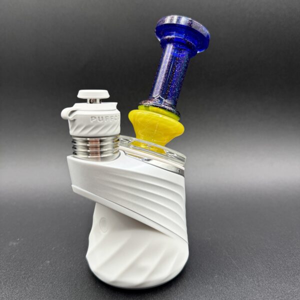 Kadabra Blue Dichro & Yellow Dry Peak Top - Image 2