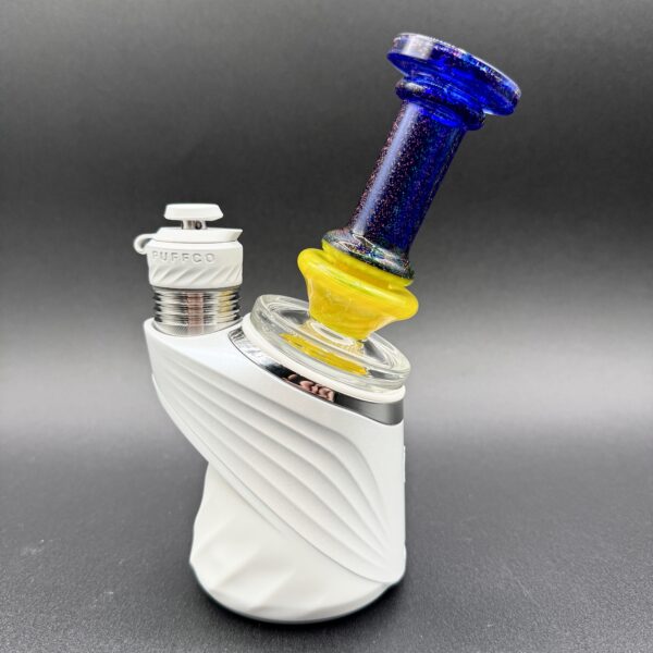 Kadabra Blue Dichro & Yellow Dry Peak Top - Image 3