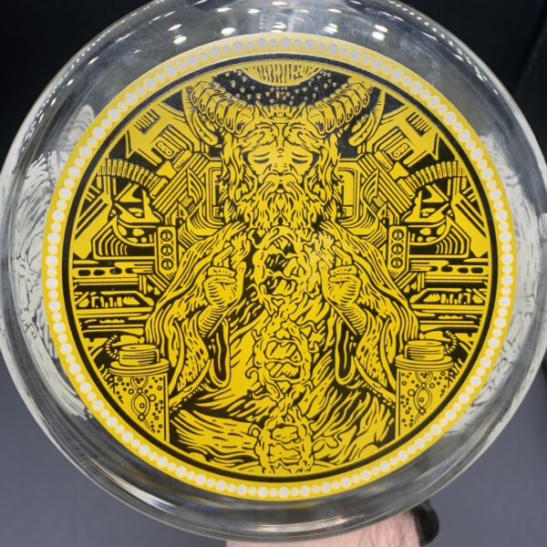 Illuminati Glass 16" Fumey Decals Water Pipe - Image 2